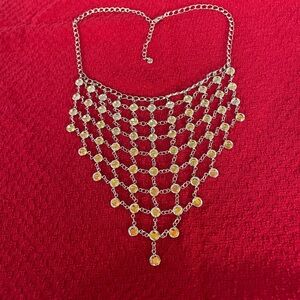 Swarovski Aurora Boreale Cascading Necklace